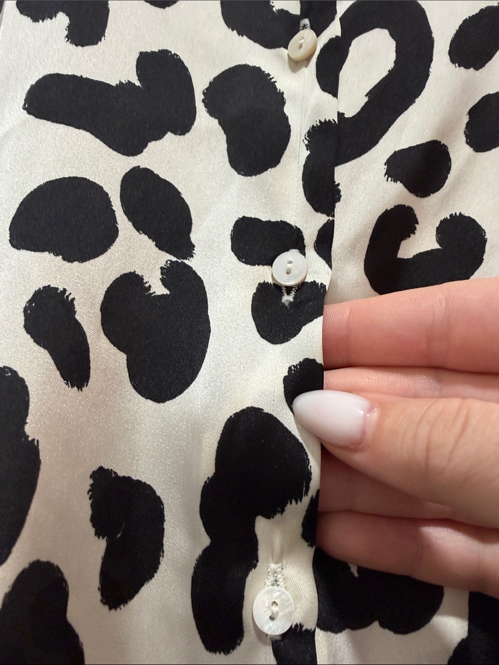 Zara Animal Print Blouse Size XS - Picture 3 of 4